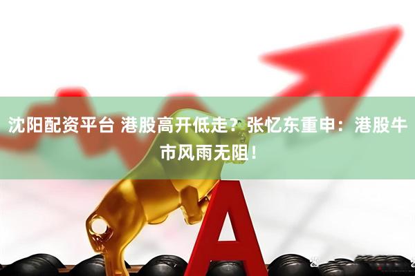 沈阳配资平台 港股高开低走？张忆东重申：港股牛市风雨无阻！