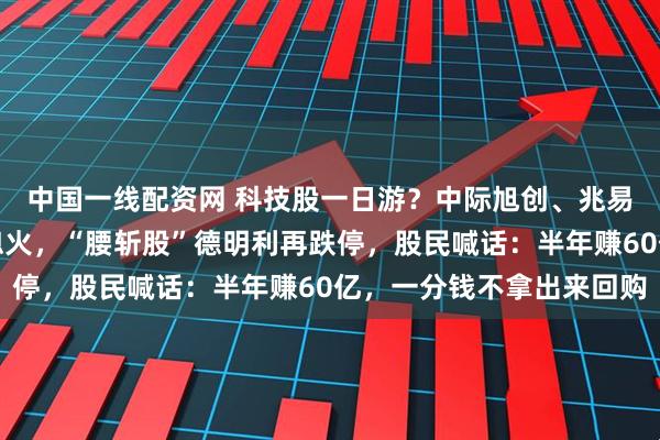 中国一线配资网 科技股一日游？中际旭创、兆易创新等四大人气龙头熄火，“腰斩股”德明利再跌停，股民喊话：半年赚60亿，一分钱不拿出来回购